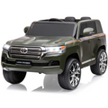 Toy model of a green Toyota Land Cruiser on a white background price qatar