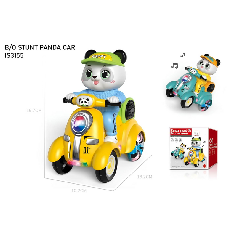 B/O Stunt Panda Car - Battery-Operated Toy Qatar