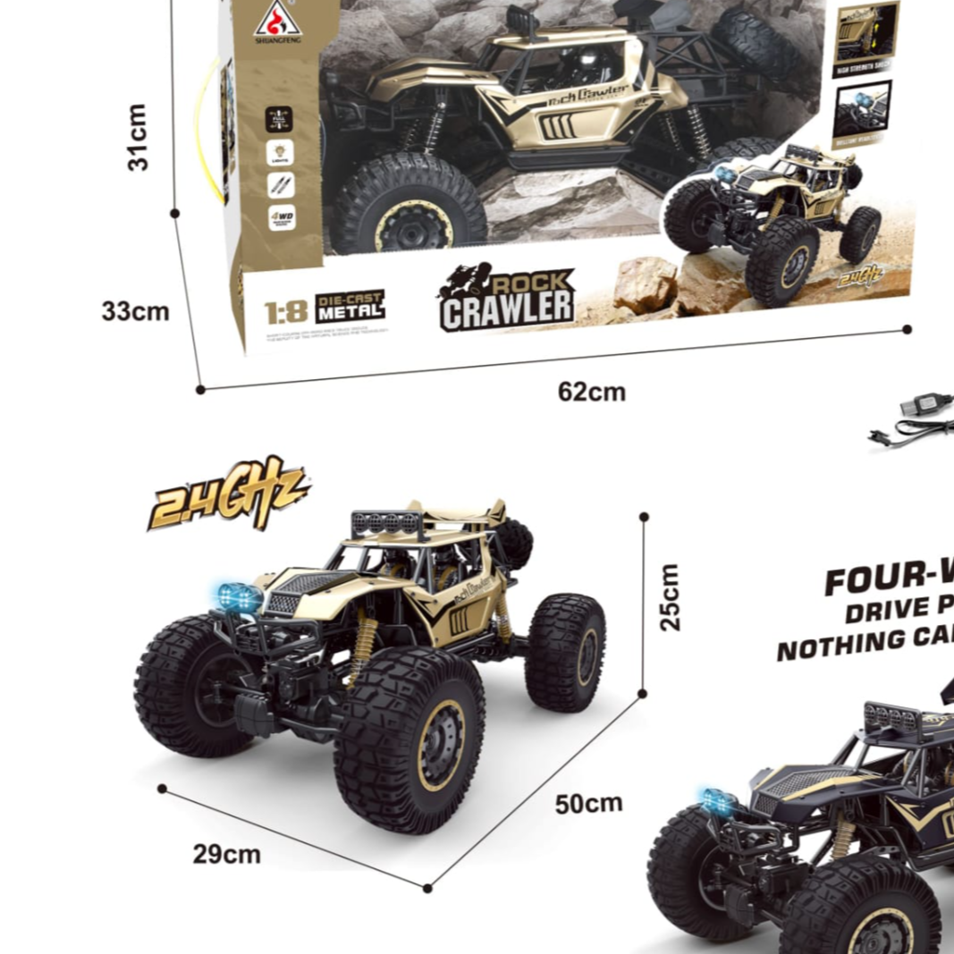 Toy truck with packaging, showing dimensions and features on a white background price qatar