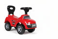 Turquoise toy car with black handle on a white background QATAR PRICE