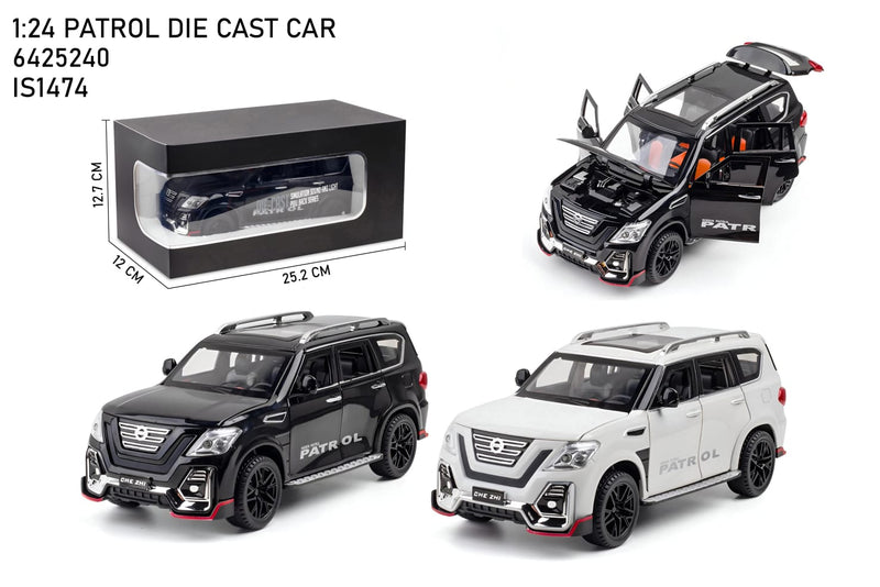 1:24 Patrol Die Cast Car - Premium SUV Model