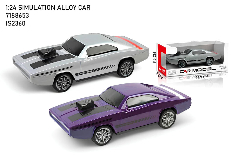 1:24 Simulation Alloy Muscle Car - Classic American Coupe