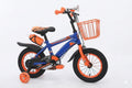 Kids Bicycle with Training Wheels - Blue & Orange with Basket & Water Bottle QATAR PRICE