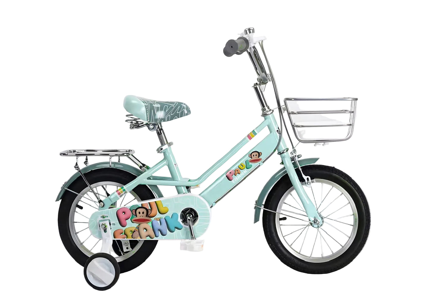 Paul Frank Kids Bicycle with Training Wheels & Basket