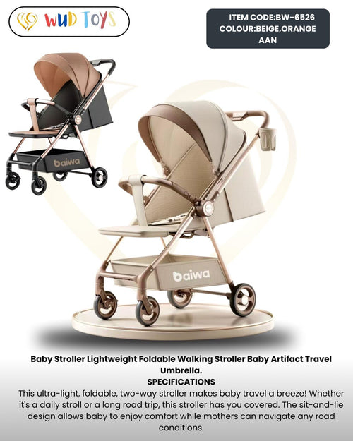 Baiwa Lightweight Foldable Baby Stroller - Travel Umbrella Stroller Qatar