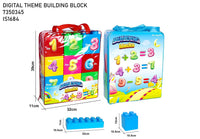 Digital Theme Building Blocks - Educational Number & Math Learning Toy Set