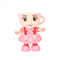 Dancing Coffee Cup Character Toy - Musical Interactive Latte Art Figure