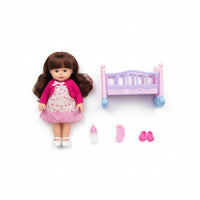 Fashion Dolls My Lovely Partner - Baby Doll with Cradle & Accessories Set