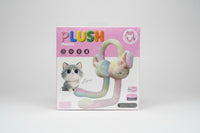 Plush Cat Wireless Headphones WBK869 - Rainbow