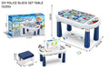 DIY Police Block Set Table 6-in-1 for Kids