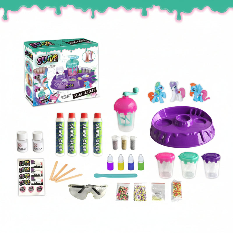 Slime DIY Factory Kit with Pony Figures - Just Add Water!