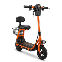 MotoTec Metro 36V 350W Lithium Electric Scooter – Orange