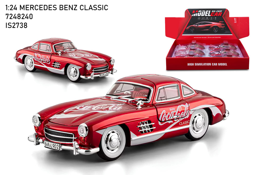 1:24 Mercedes-Benz Classic Coca-Cola Edition Die Cast Car