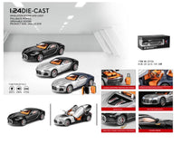 Bugatti Chiron Die-Cast Model 1:24 Scale - Hypercar Edition with Sound & Light