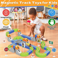 Magnetic Runway DIY Track Set - Build Your Own Racing World