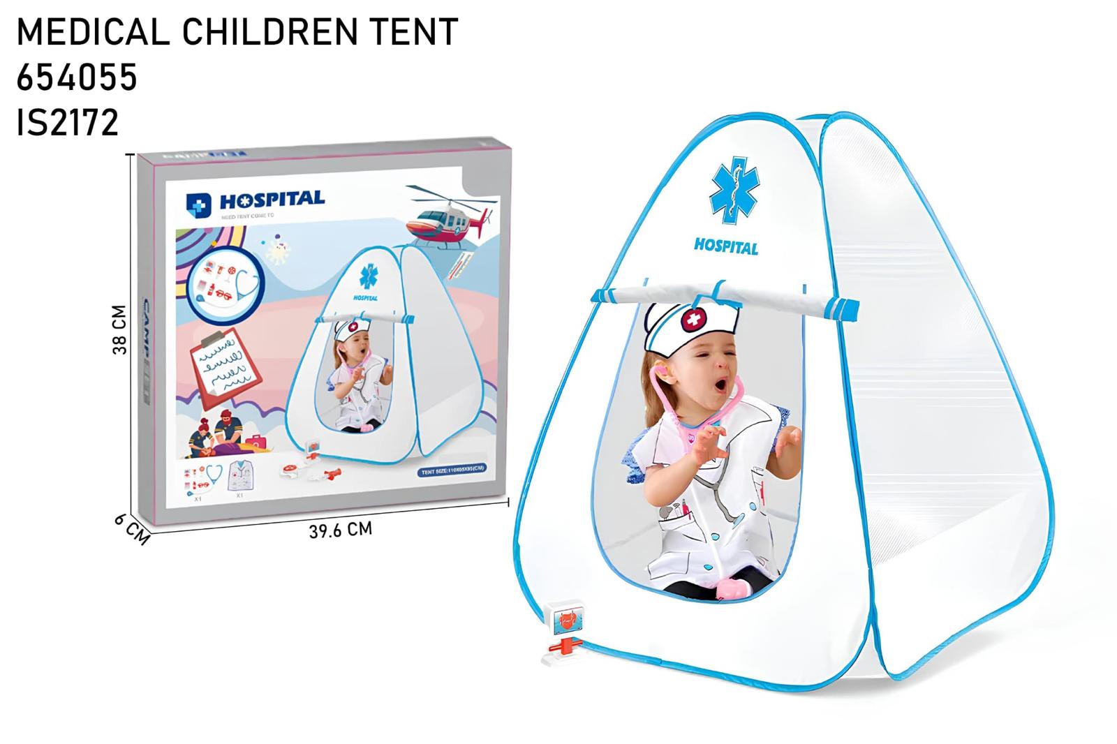 Medical Children Tent - Hospital Doctor Play Set