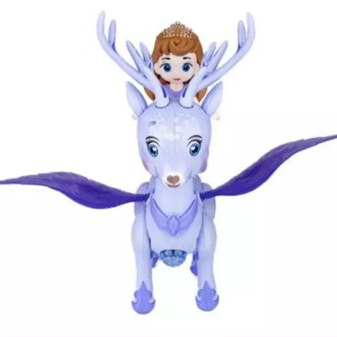 Lovely Deer Princess Toy Set - Musical Walking Interactive Fantasy Figure