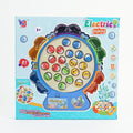 Electric Fishing Game - 21 Fish Rotating Board with Music & Lights | Educational Toy
