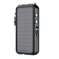 Solar Emergency Radio with Power Bank, Bluetooth Speaker & LED Flashlight