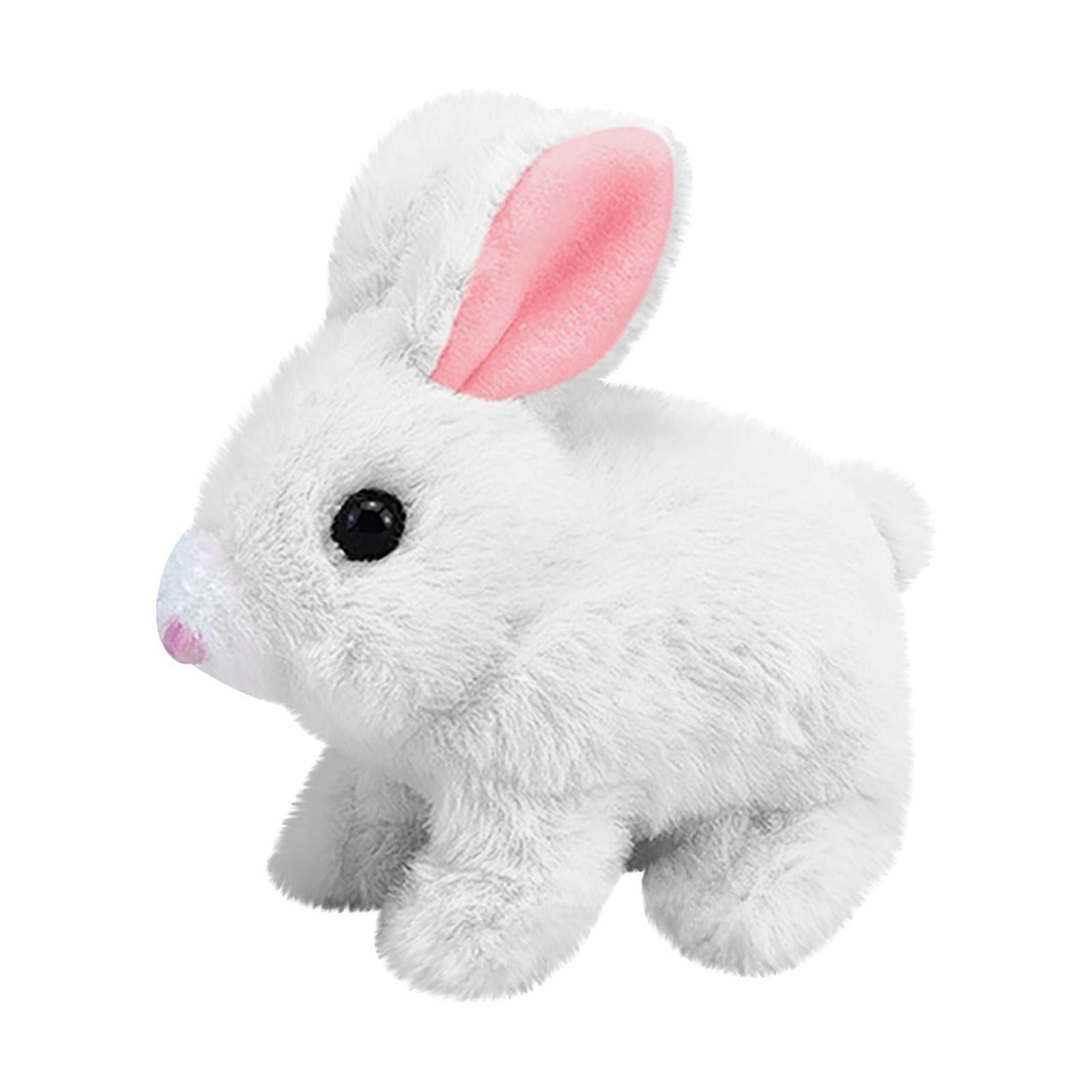 White Plush Bunny Toy - Interactive Stuffed Rabbit QATAR PRICE