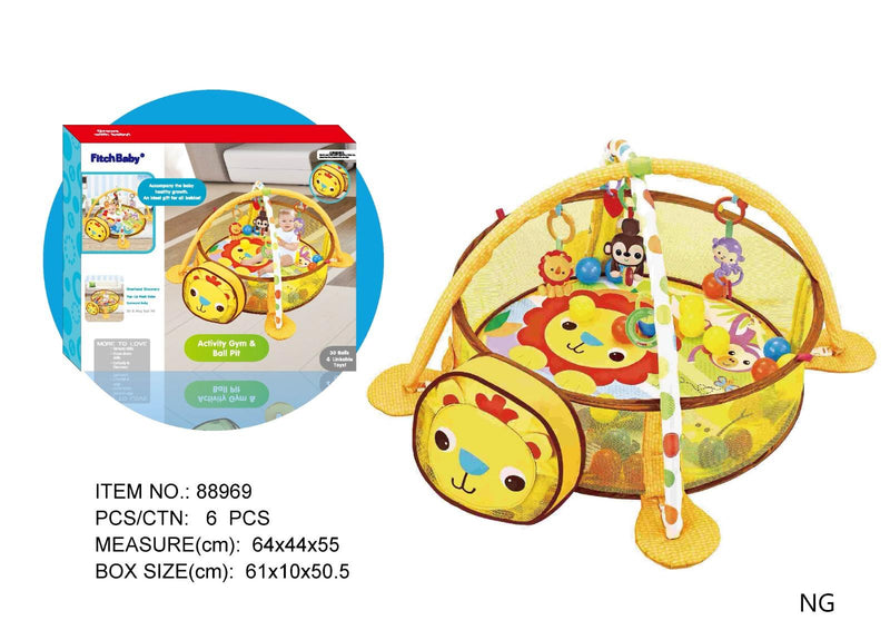 FitchBaby Activity Gym & Ball Pit - Lion Safari