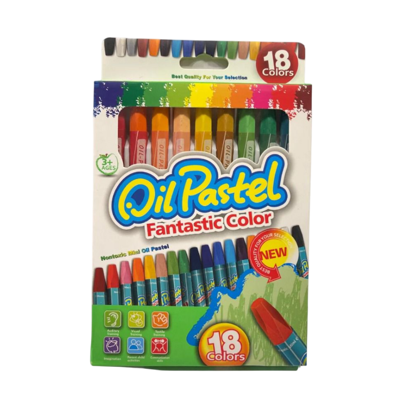 Oil Pastel Fantastic Color Crayons 18Pcs