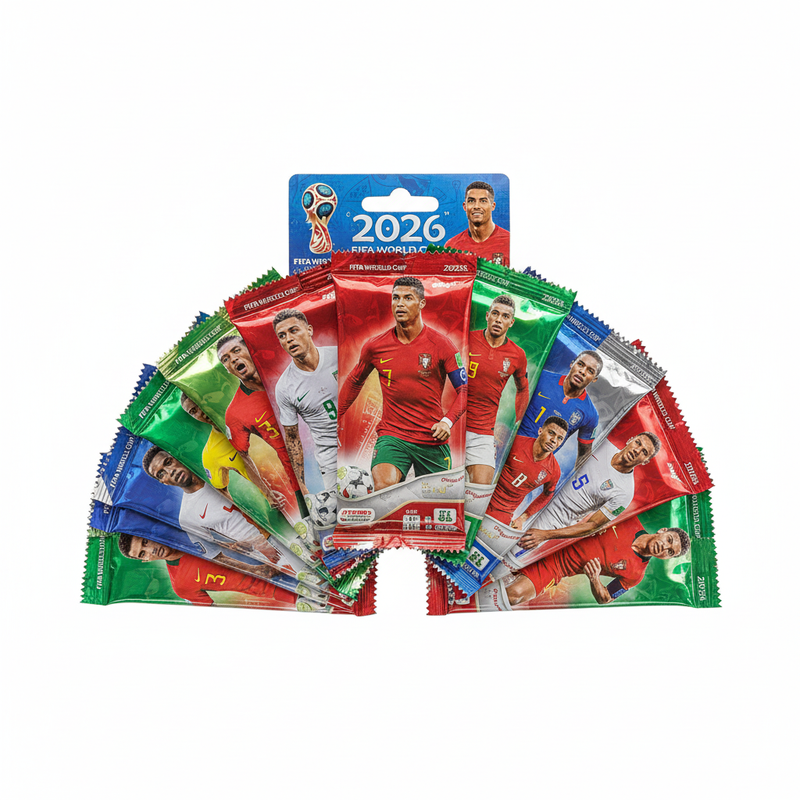 FIFA World Cup 2026 Football Player Trading Cards - Collectible Card Pack