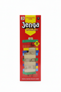 Jenga Wooden Block Game White Background