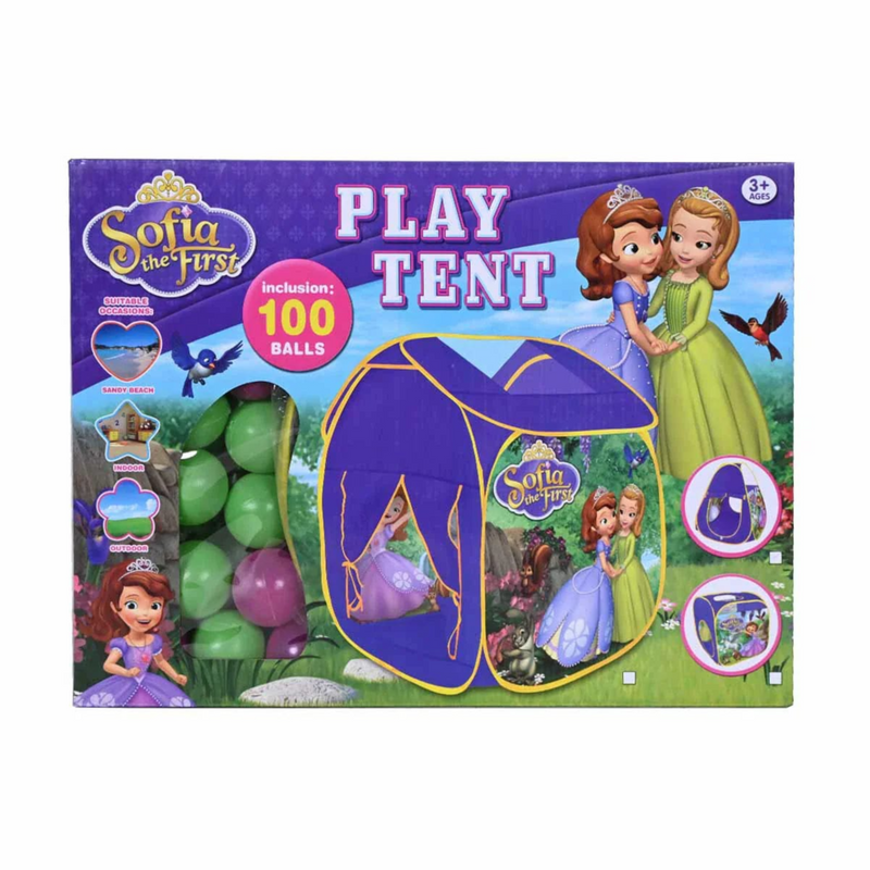 Sofia The First Tent House 100 Colorful Balls